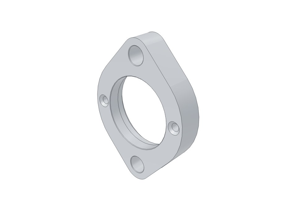 3D model: Flange IABE.741334.011