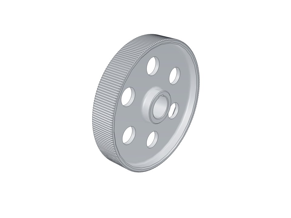 3D model: Gear wheel MPST.01.02.02