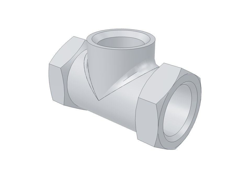 3D model: Valve body 1-700201.P-210.05.01 (brass LS59-1)
