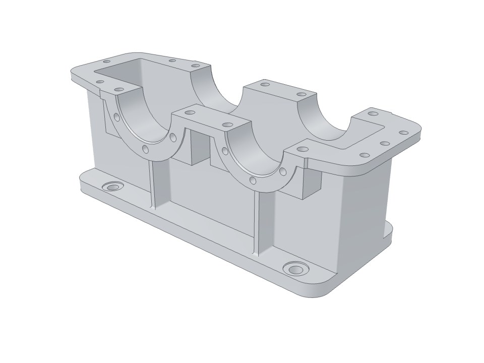 3D model: Gearbox housing MPST.01.00.02 (cast iron SCh25)