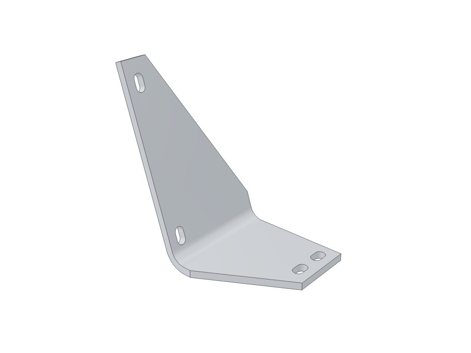 3D model: Bent front bracket LIGO D0900627