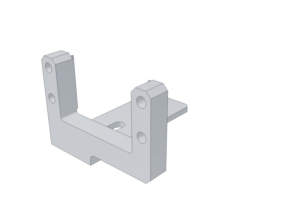 3D model: D1001756 v1 — aLIGO TCS upper custom connector bracket (6061-T6)