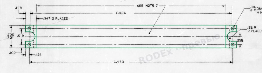 Model overlaid on the drawing: Amplifier module cover NASA 1003108