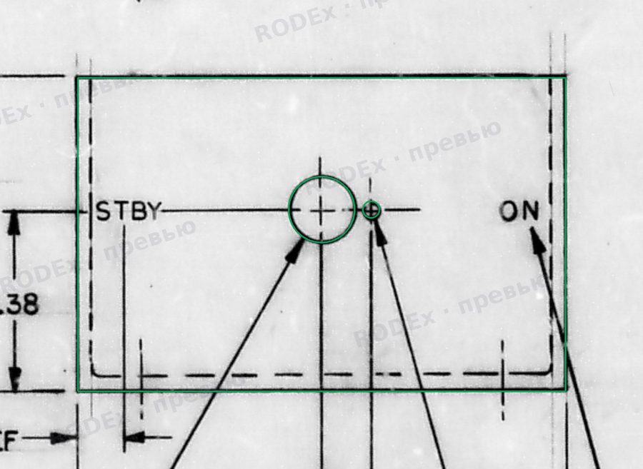 Model overlaid on the drawing: Switch mount NASA 1004720 (milled)