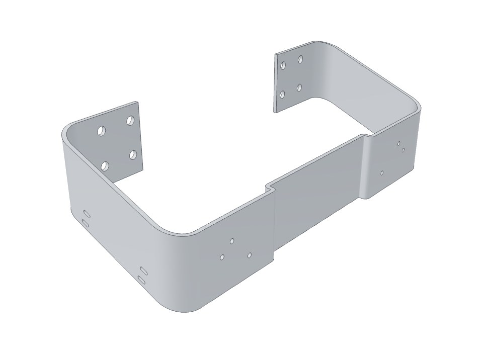 3D model: kinect_base bracket (JSK, sheet metal)