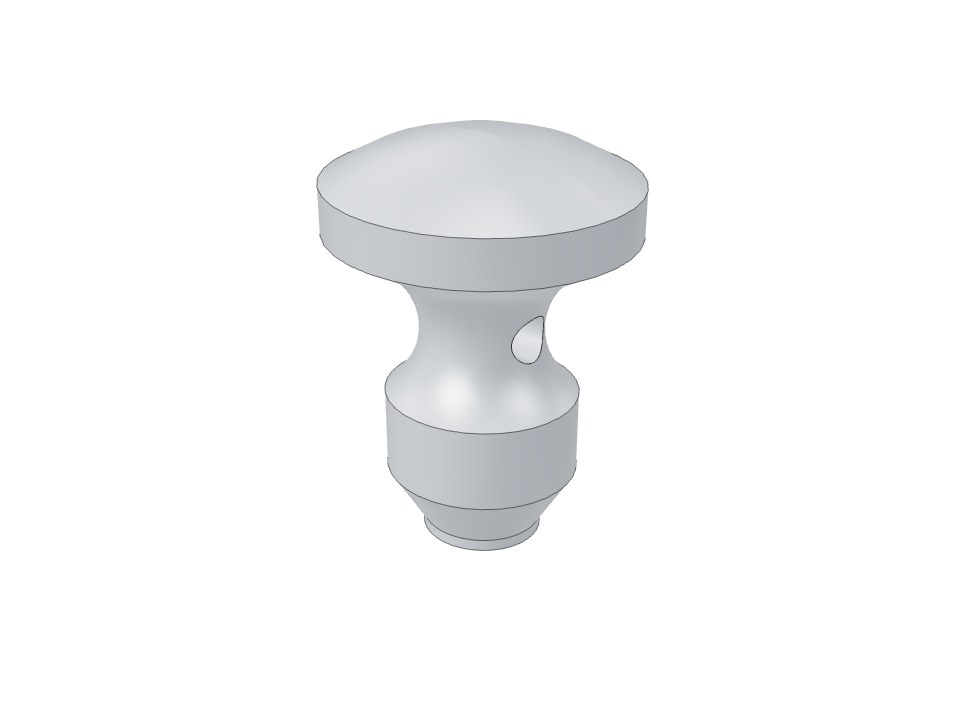 3D model: Vent handle MPST.01.01.02 (cast iron SCh25)