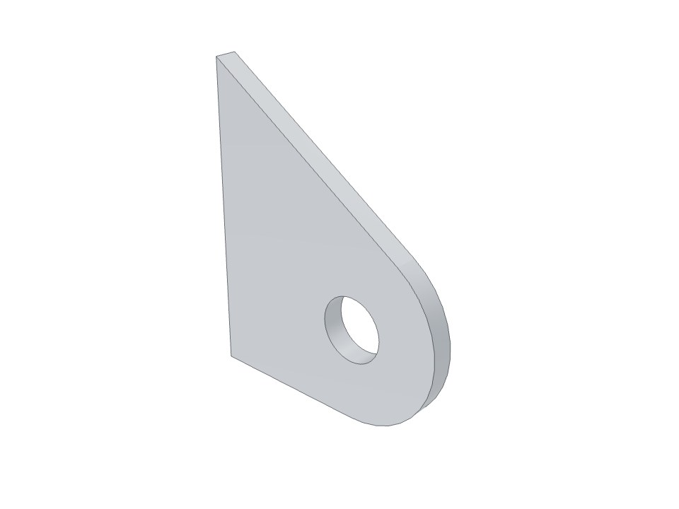 3D model: D1000536 v3 baffle brace bracket