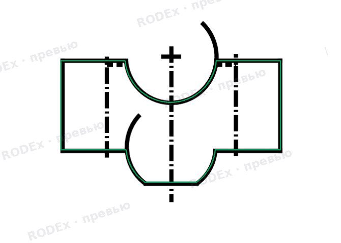 Model overlaid on the drawing: Spacer (D16T aluminium)