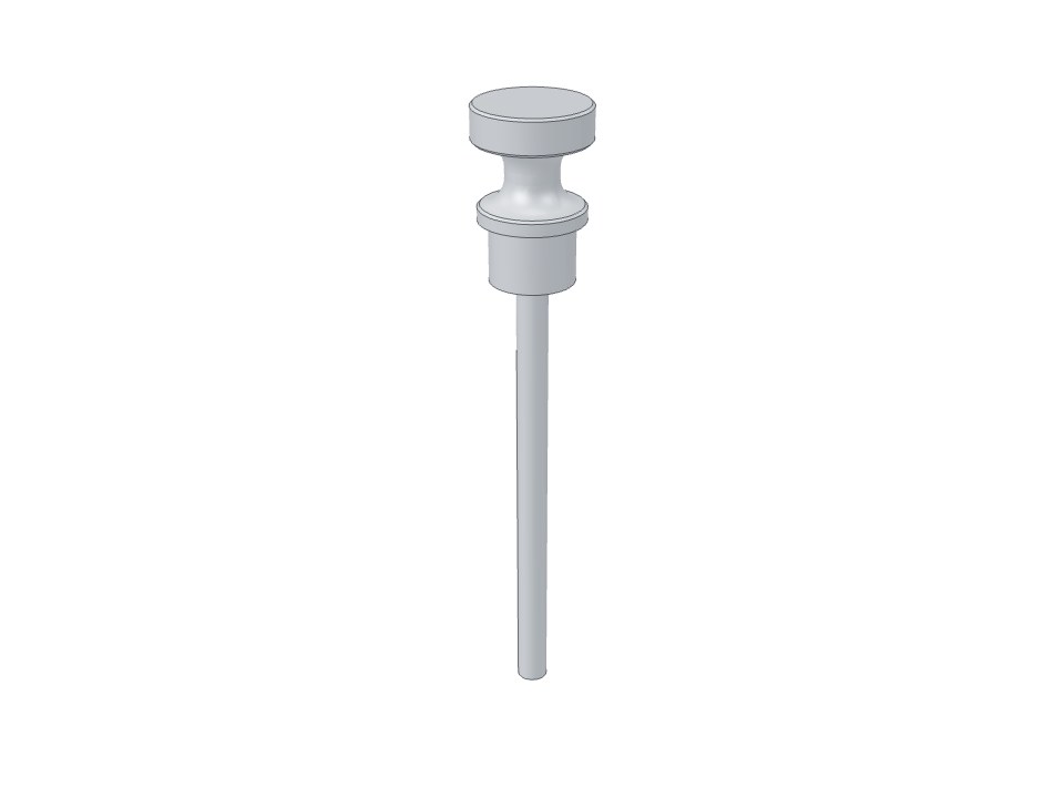 3D model: Dipstick oil gauge MPST.01.00.13